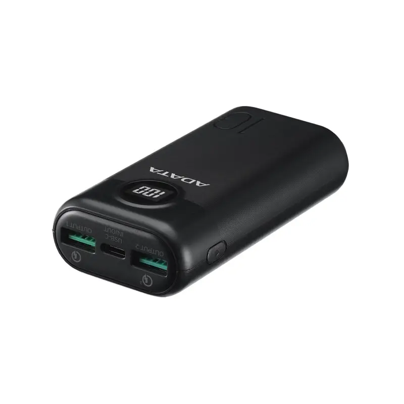 رنگ مشکی ADATA POWERBANK P10000QCD MAH